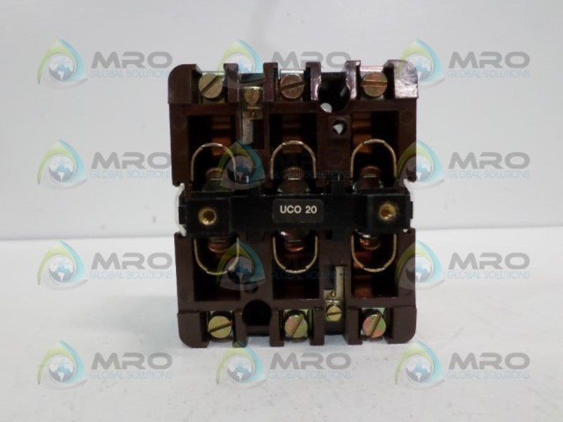 MTE COMPONENTS UCO20 CONTACT BLOCK 50A 660V *NEW NO BOX*