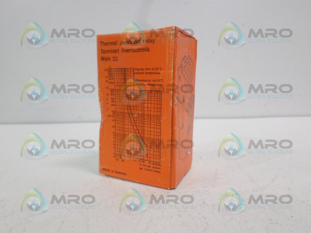 ASEA RVH22 THERMAL OVERLOAD RELAY *NEW IN BOX*