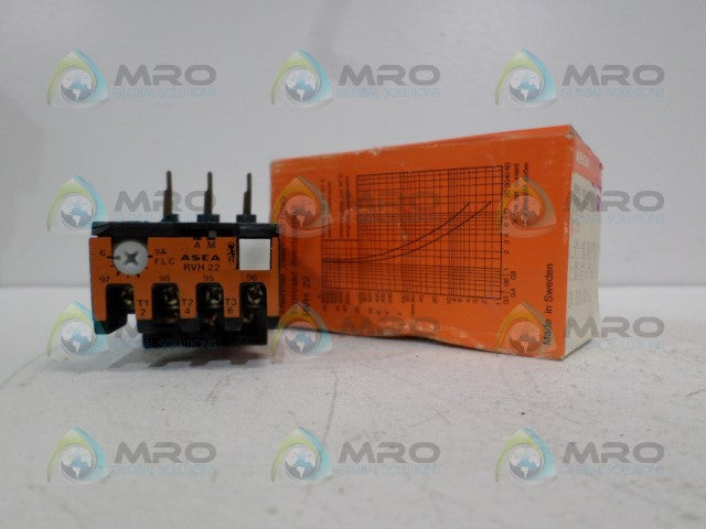 ASEA RVH22 THERMAL OVERLOAD RELAY *NEW IN BOX*