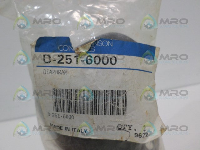 JOHNSON CONTROLS D-251-6000 DIAPHRAGM KIT *NEW IN FACTORY BAG*