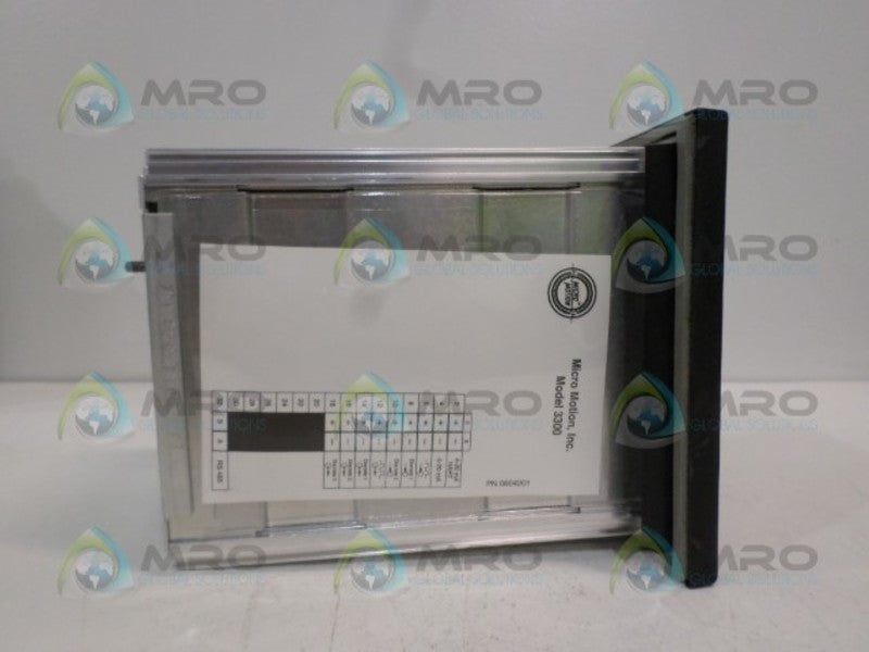 MICRO MOTION 3300P1A00B1MEZZZ INTEGRATED TRANSMITTER CONTROLLER  NSNP
