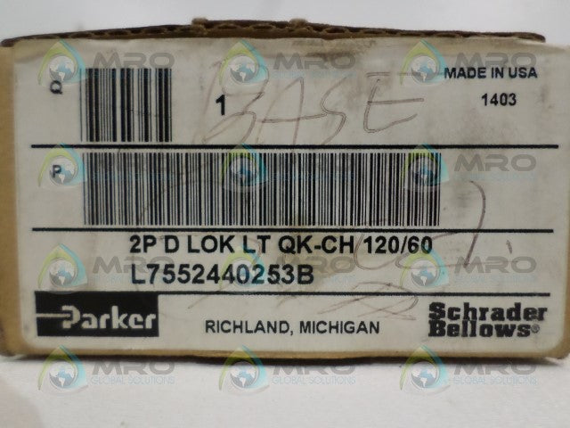 PARKER L7552440253B SOLENOID VALVE *NEW IN BOX*