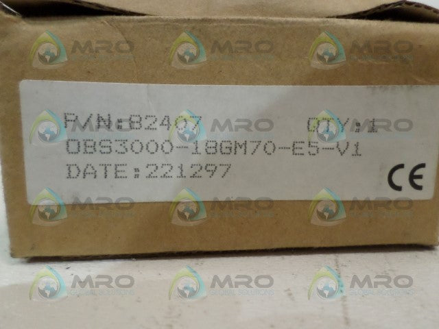 PEPPER FUCHS OBS3000-18GM70-E5-V1 PHOTOELECTRIC SENSOR *NEW IN BOX*