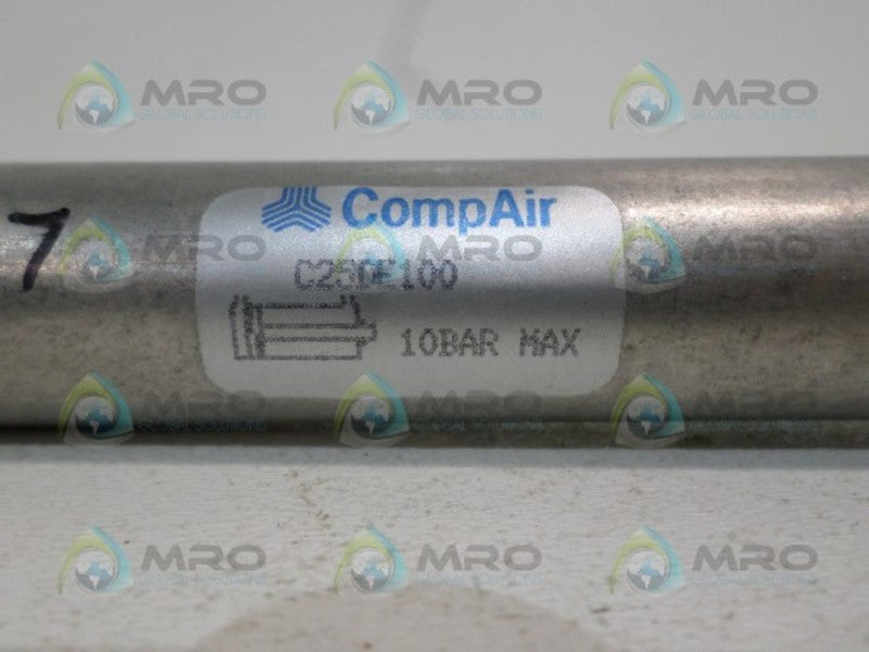 COMPAIR C25DE100 PNEUMATIC CYLINDER 25MM BORE 100MM STROKE *NEW NO BOX*