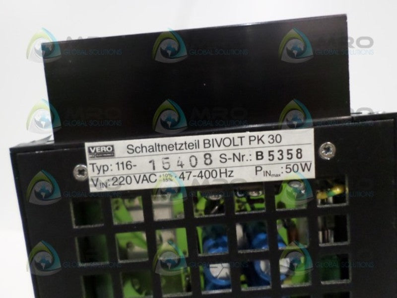 VERO ELECTRONIC 116-15408 PK30 BIVOLT POWER SUPPLY  NSNP