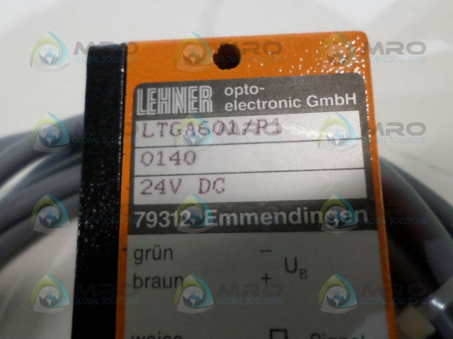 LEHNER LTGA601/P1 PHOTOELECTRIC SWITCH 24VDC *NEW NO BOX*