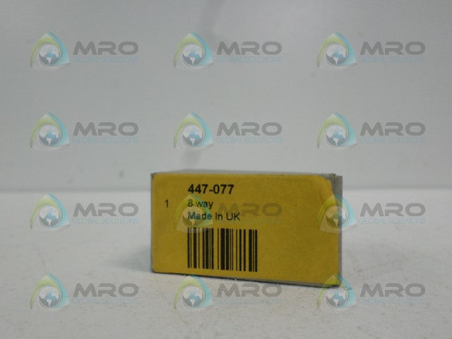 MCMURDO DRS108 447-077 8-WAY RECTANGULAR CONNECTOR SOCKET *NEW IN BOX*
