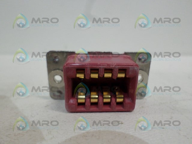 MCMURDO DRS108 447-077 8-WAY RECTANGULAR CONNECTOR SOCKET *NEW IN BOX*