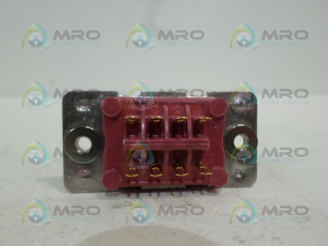 MCMURDO DRS108 447-077 8-WAY RECTANGULAR CONNECTOR SOCKET *NEW IN BOX*