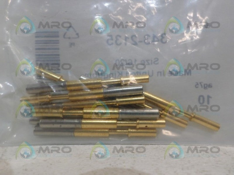 AB CONNECTORS ABB1620KSKF80P3 CRIMP SIZE 16/20 (PKG OF 10) *NEW IN FACTORY BAG*