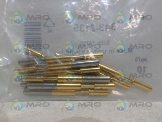 AB CONNECTORS ABB1620KSKF80P3 CRIMP SIZE 16/20 (PKG OF 10) *NEW IN FACTORY BAG*