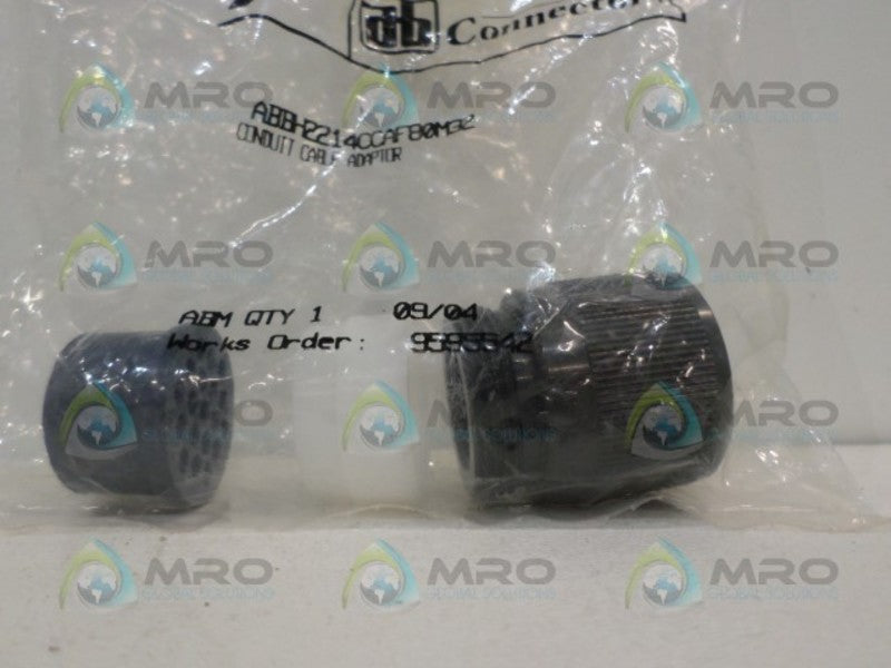 AB CONNECTORS ABBH2214CCAF80 CONDUIT ADAPTER *NEW IN FACTORY BAG*