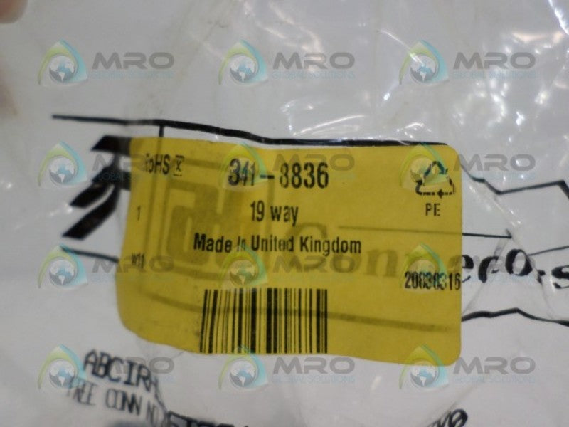 AB CONNECTORS ABCIRHSE06T2214SCNF80V0 341-8836 PLUG *NEW IN FACTORY BAG*