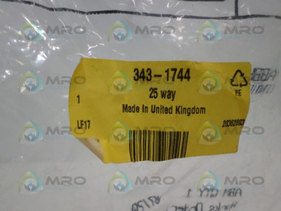AB CONNECTORS ABBH24A25CCAF80 343-1744 CABLE ADAPTER *NEW IN FACTORY BAG*