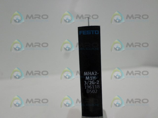FESTO MHA2-M1H-3/2G-2 SOLENOID VALVE *USED*