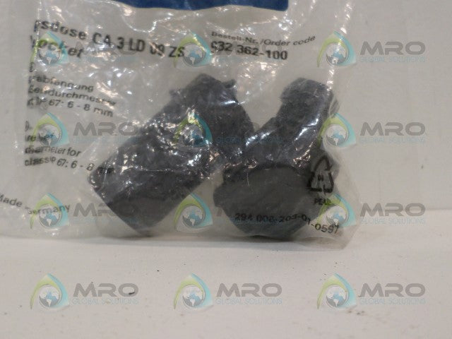 HIRSCHMANN CA3LD09ZS CONNECTOR SOCKET *NEW IN FACTORY BAG*