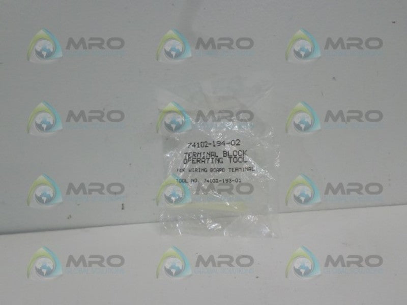ALLEN BRADLEY 74102-194-02 TERMINAL BLOCK TOOL *NEW IN FACTORY BAG*