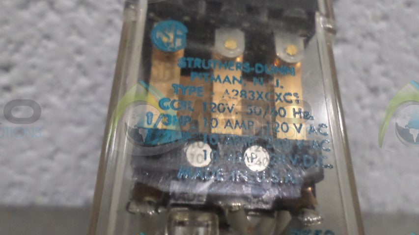 STRUTHERS-DUNN A283XCXC1 RELAY 120V *USED*