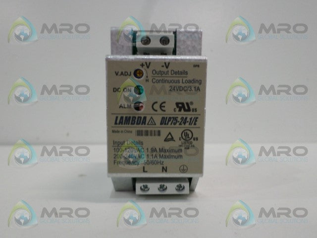 LAMBDA DLP75-24-1/E POWER SUPPLY *NEW NO BOX*