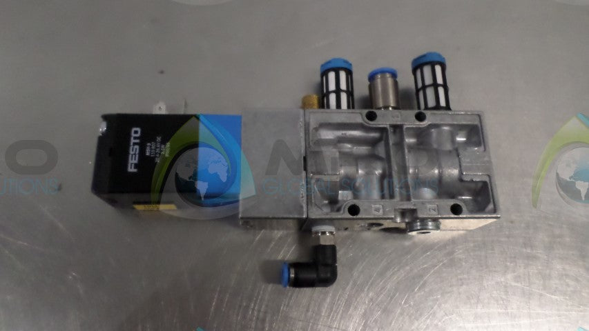 FESTO MVH-5-1/8-S-B-VI W/ MSV-3 *USED*