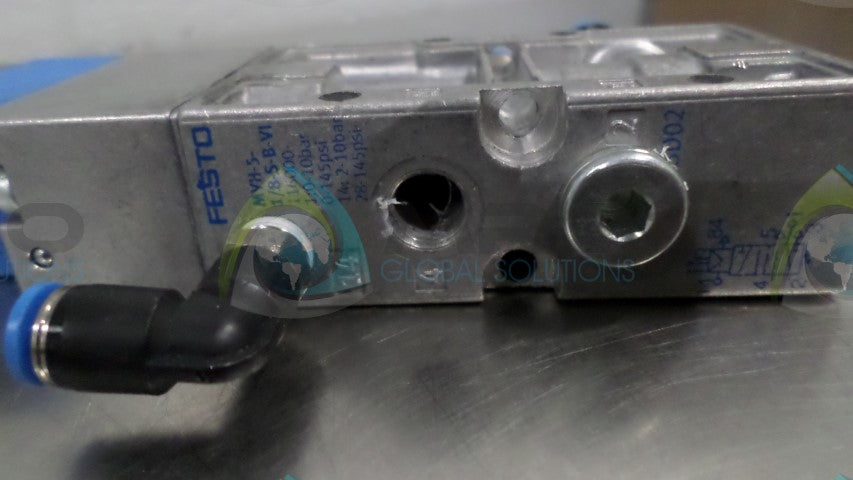 FESTO MVH-5-1/8-S-B-VI W/ MSV-3 *USED*