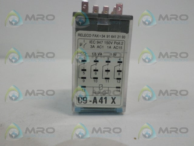 RELECO C9-A41X RELAY 115VAC *NEW NO BOX*