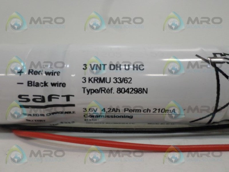 SAFT 804298N 3VNTDHUHC BATTERY *NEW NO BOX*