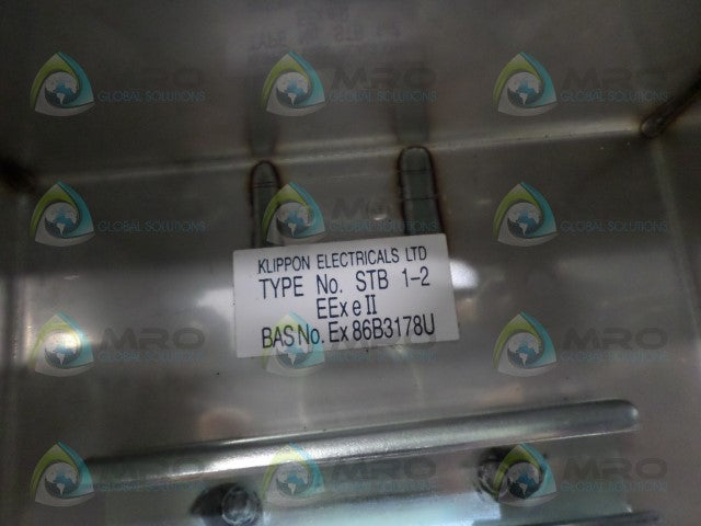 WEIDMUELLER STB1-2 ELECTRICAL ENCLOSURE *USED*