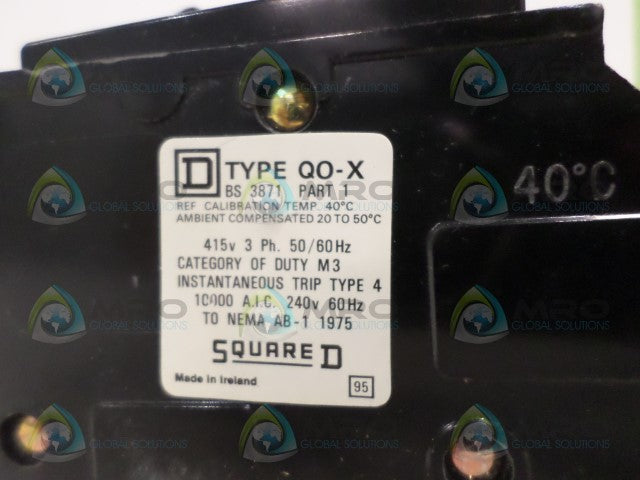 SQUARE D QO320X CIRCUIT BREAKER 20A *USED*