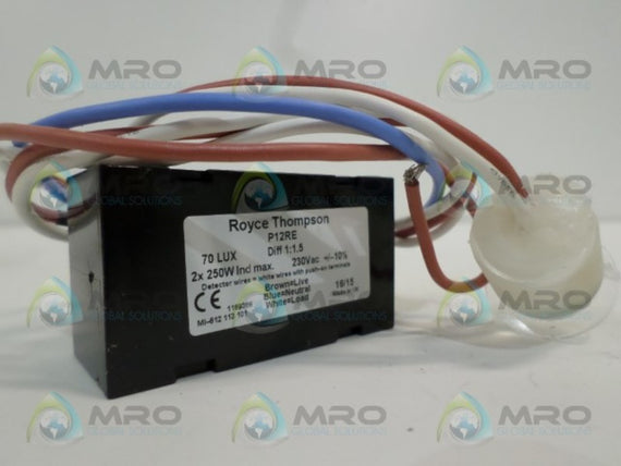 ROYCE THOMPSON P12RE 472-1492 LIGHTING CONTROLLER DETECTOR * NEW IN BOX *
