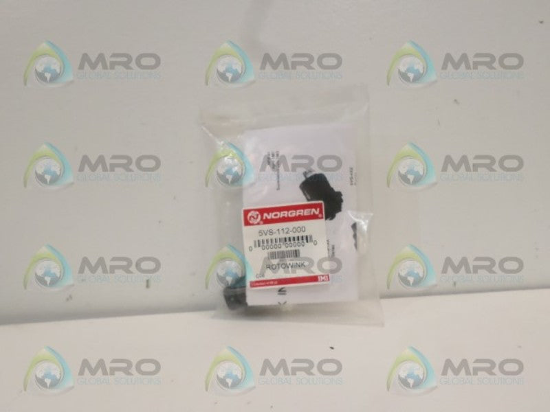 NORGREN 5VS-112-000 ROTOWINK PRESSURE INDICATOR *NEW IN FACTORY BAG*