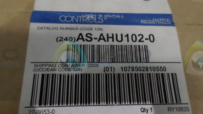 JOHNSON CONTROLS AS-AHU102-0 AIR HANDELING CONTROLLER *NEW IN BOX*