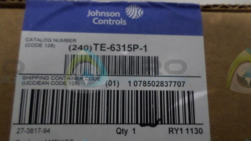 JOHNSON CONTROLS TE-6315P-1 SENSOR *FACTORY SEALED*