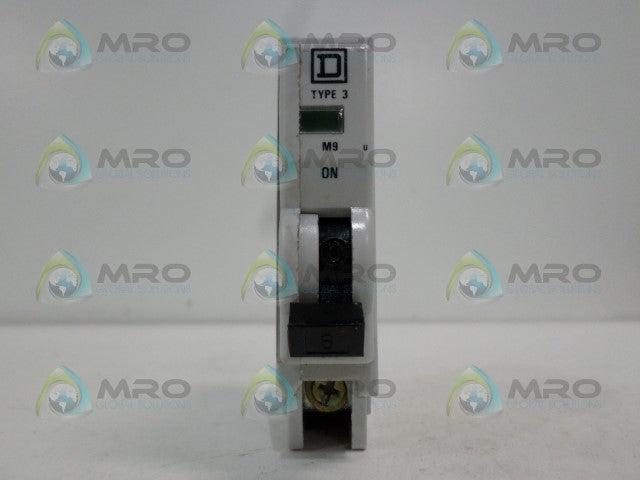 SQUARE D QO106E39 CIRCUIT BREAKER 6A *USED*