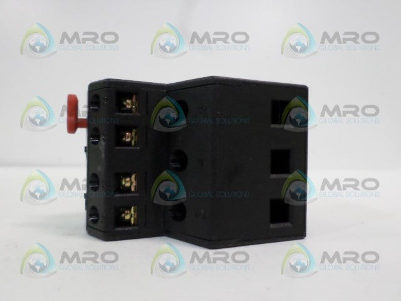 INDUSTRIAL MRO CLASS FLC AXE08 OVERLOAD RELAY *USED*