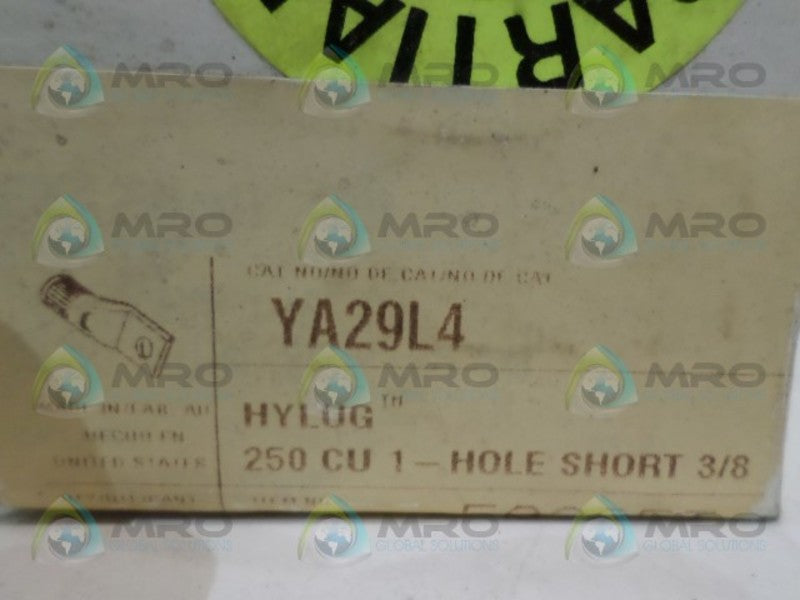 BURNDY YA29L4 HYLUG *NEW NO BOX*