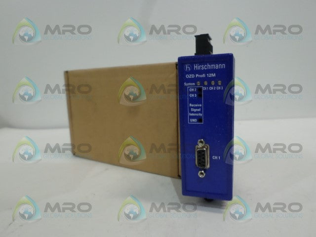 HIRSCHMANN OZDPROFI12MG11 943727-221 FIBER OPTIC MODULE PROFIBUS *NEW IN BOX*
