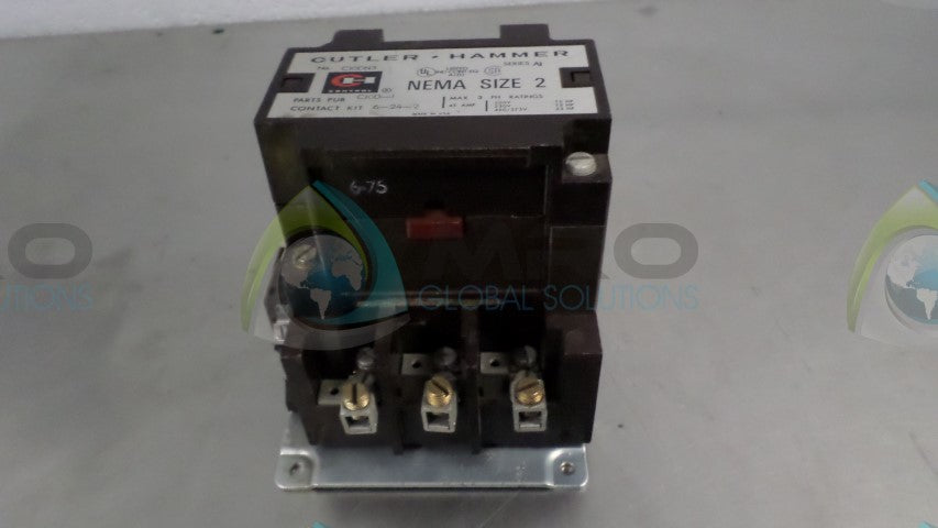 CUTLER HAMMER C10DN3 STARTER*USED*