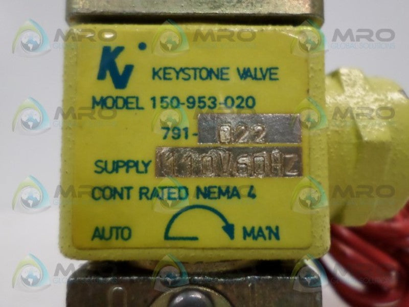 KEYSTONE 150-953-020 PNEUMATIC VALVE  NSNP