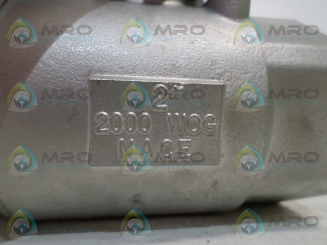 HAMMOND 2000WOG BALL VALVE 2" * NEW NO BOX *