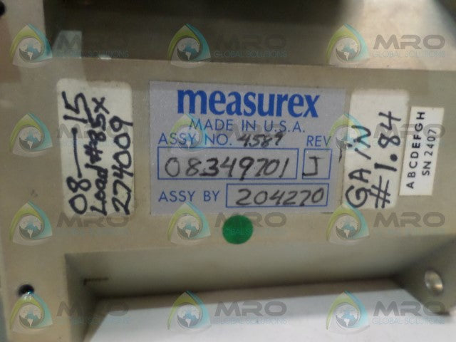 MEASUREX 08349701 ION CHAMBER RECEIVER ASSEMBLY *NEW NO BOX*