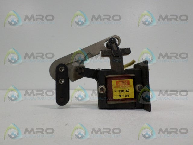 DECCO 9-106 COIL 120V (AS PICTURED) *USED*