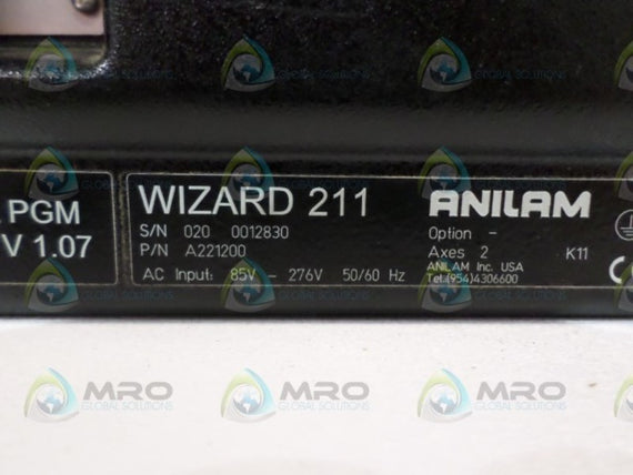 ANILAM WIZARD 211 A221200 DIGITAL READOUT *USED*