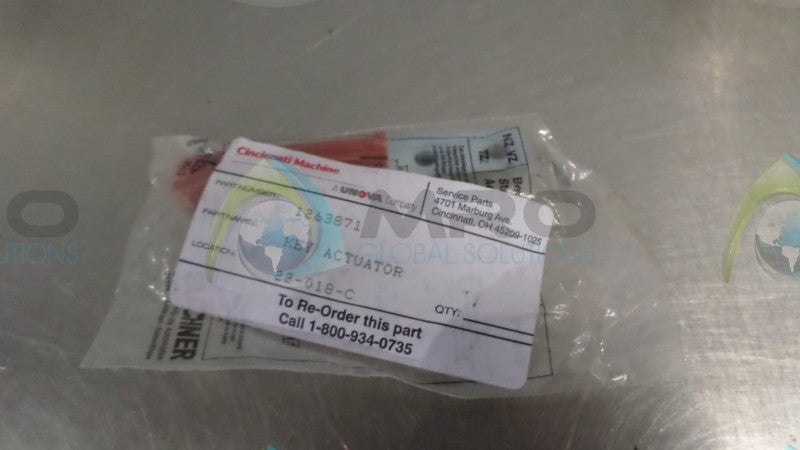 UNOVA 1263871 KEY ACTUATOR  NSNP IN BAG