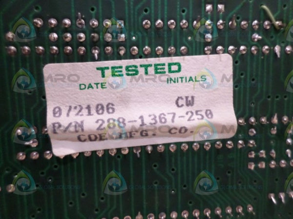 ALPHA OMEGA 288-1367-250 CIRCUIT BOARD  UNMP