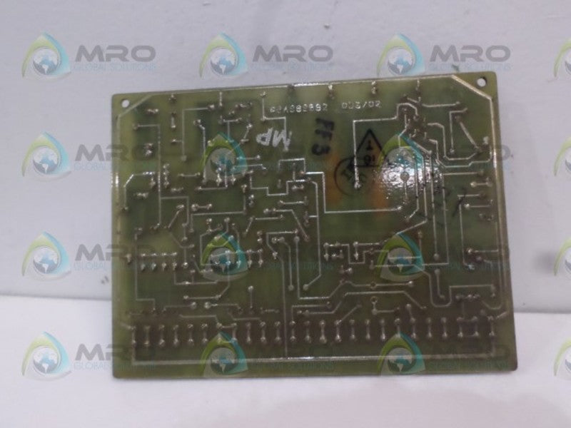 GENERAL ELECTRIC IC3600A0AC1F DUAL AMPLIFIER CARD UNMP