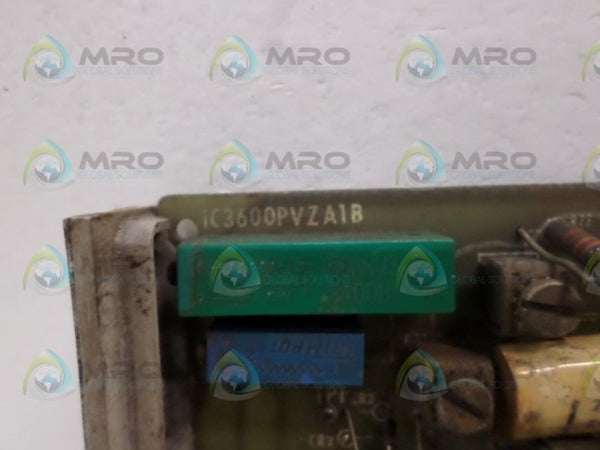 GENERAL ELECTRIC IC3600PVZA1B PERIPHERY BOARD UNMP