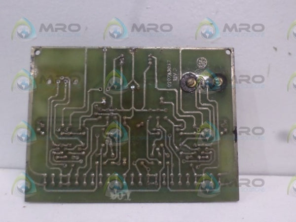 GENERAL ELECTRIC 0207A1303TRAA1 CIRCUIT BOARD  UNMP