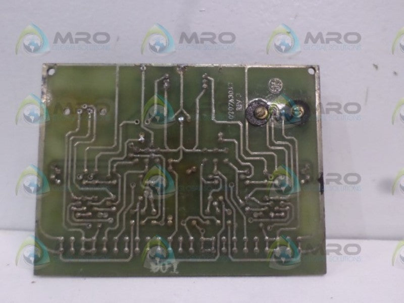 GENERAL ELECTRIC 0207A1303TRAA1 CIRCUIT BOARD  UNMP