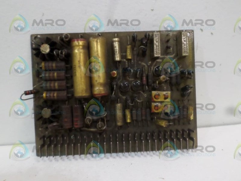 GENERAL ELECTRIC IC3600A0AC1D DUAL AMPLIFIER CARD UNMP